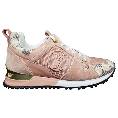 louis vuitton lady sand shoes pink.and white|Louis Vuitton pink trainers.